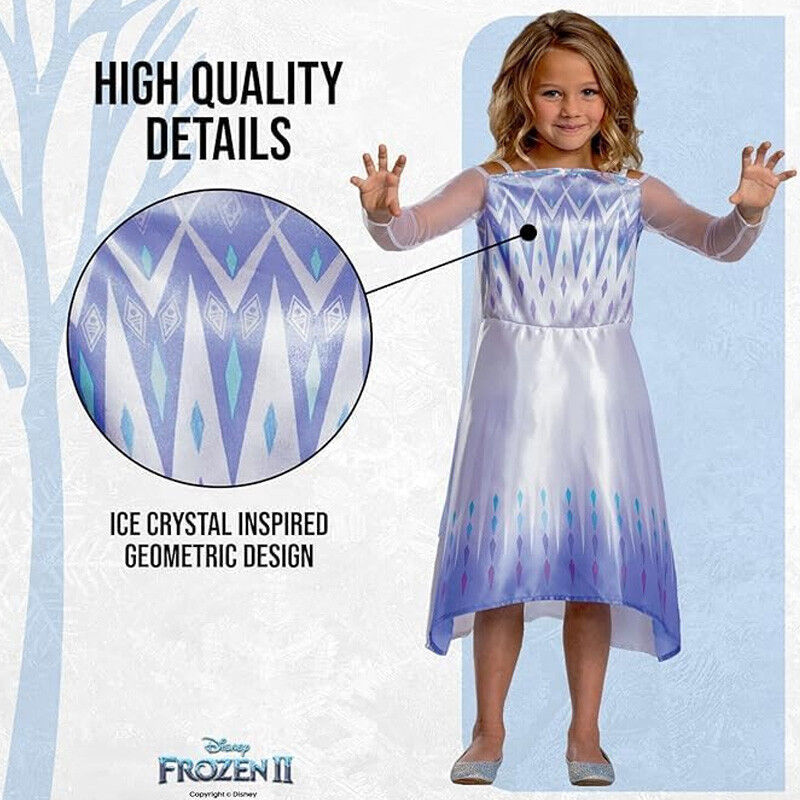Disguise Déguisement 7-8 ans Elsa Snow Queen La Reine des Neiges 2 Classique - Jakks Pacific