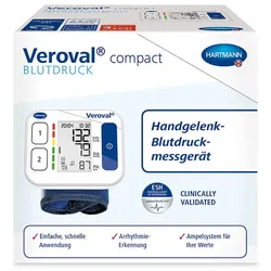 VEROVAL compact Handgelenk-Blutdruckmessgerät 1 St