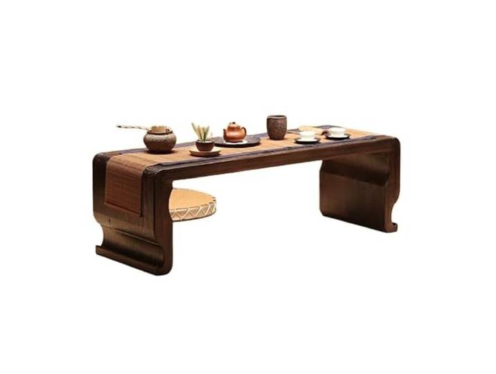 YCCHAH Wohnzimmermöbel, chinesischer antiker Holztisch, Qin-Tischmöbel, Teestube, traditionelle Boden-Beistelltische, Wohnzimmer (Tisch)