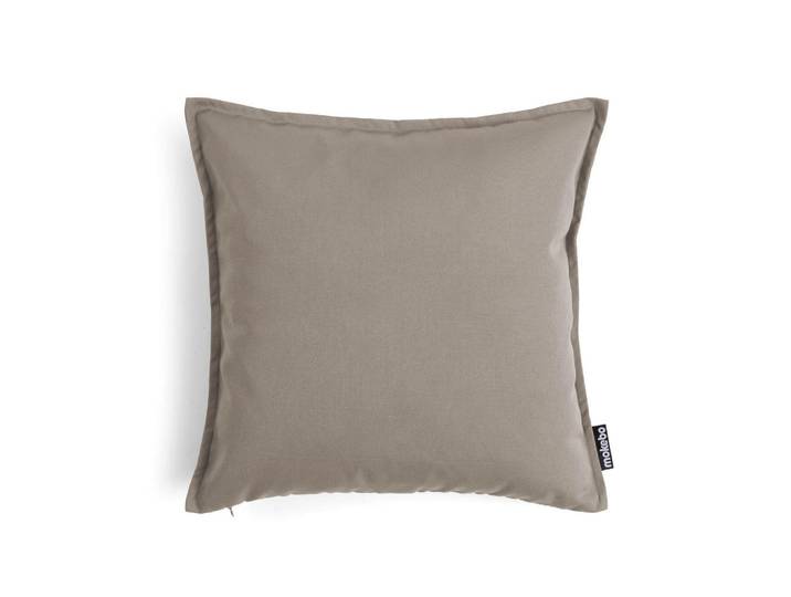 Mokebo Outdoorkissen Die Auszeit, Taupe, 45x6 cm, Gartenmöbel, Gartenpolster & Auflagen, Gartenkissen