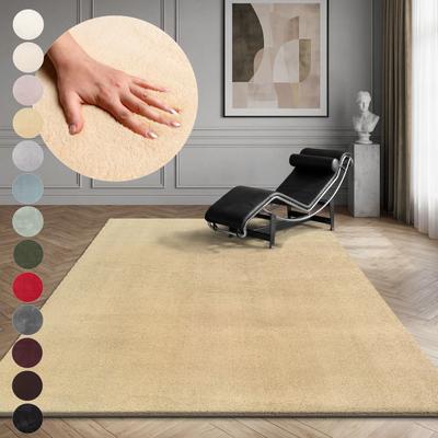 Teppich OTTO HOME "Arabell, Kunstfellteppich, Felloptik, waschbar", gold, B:200cm H:16mm L:280cm, Polyester, Teppiche, Teppich, flauschig, kuschelig, Anti-Rutsch-Unterseite, Wohnzimmer, Schlafzimmer