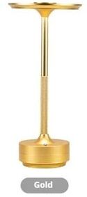 Uplifted Finds Rechargeable Cordless LED Table Lamp Portable Battery Desk Light 3000K 6000K Night Light gold