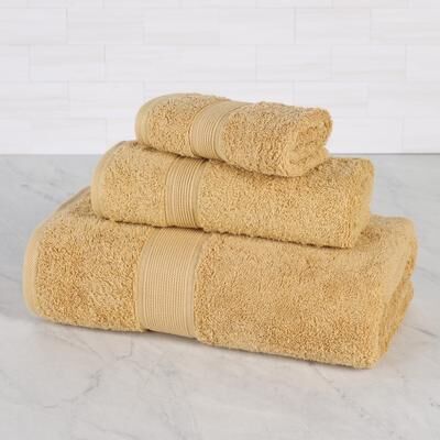 Superior Oregon Organic Cotton Solid 3-Piece Towel Set