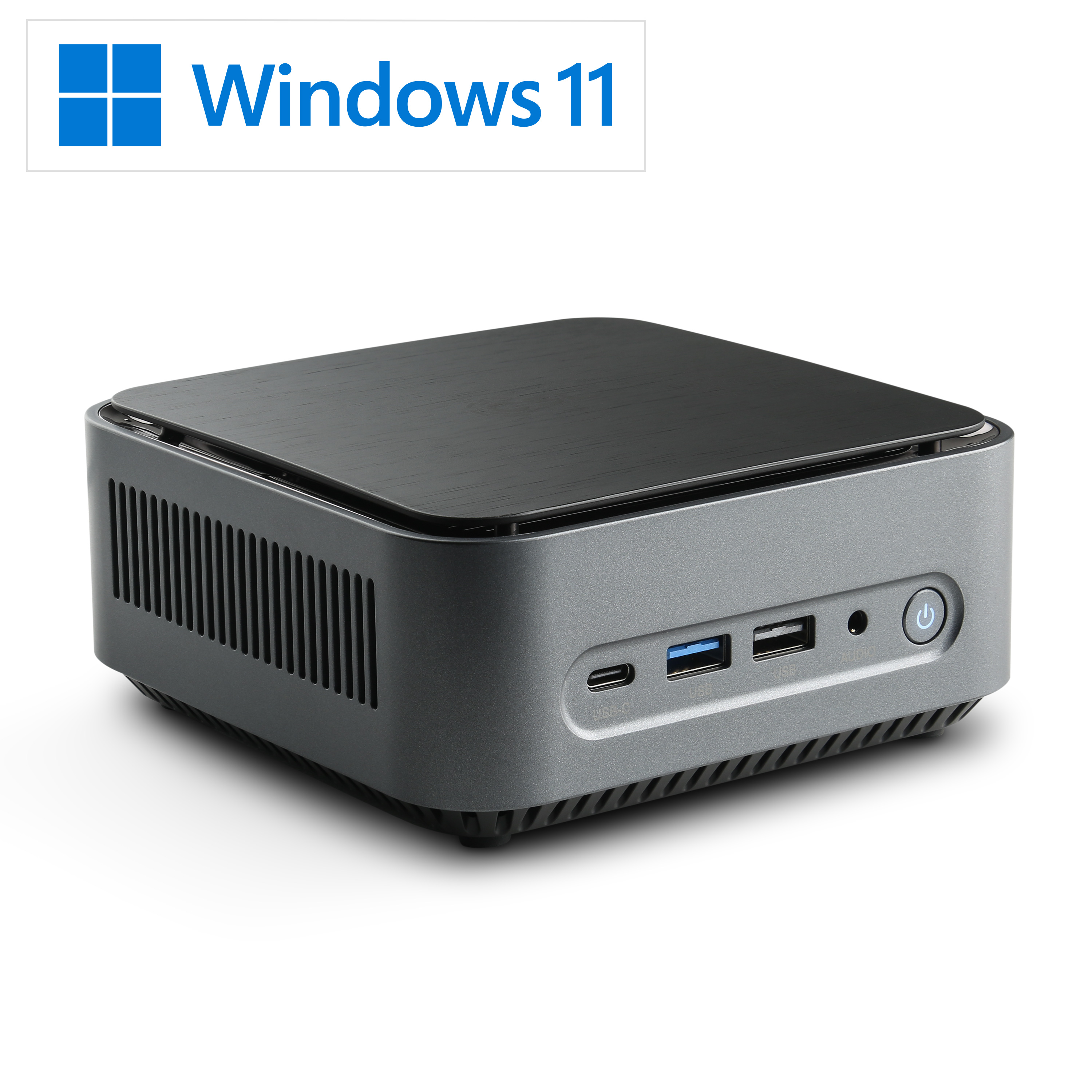 Mini-PC CSL Narrow Box Premium / 8GB / 2000 GB M.2 SSD / Win 11 Home
