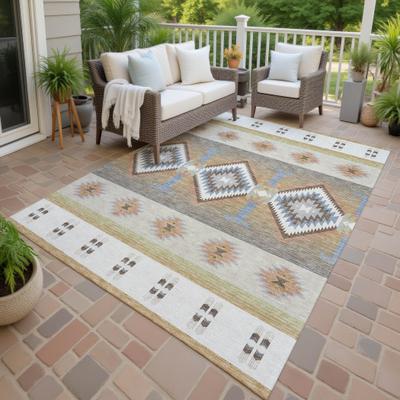 Addison Rugs Machine Washable Indoor/ Outdoor Global Chennai Chantille Rug