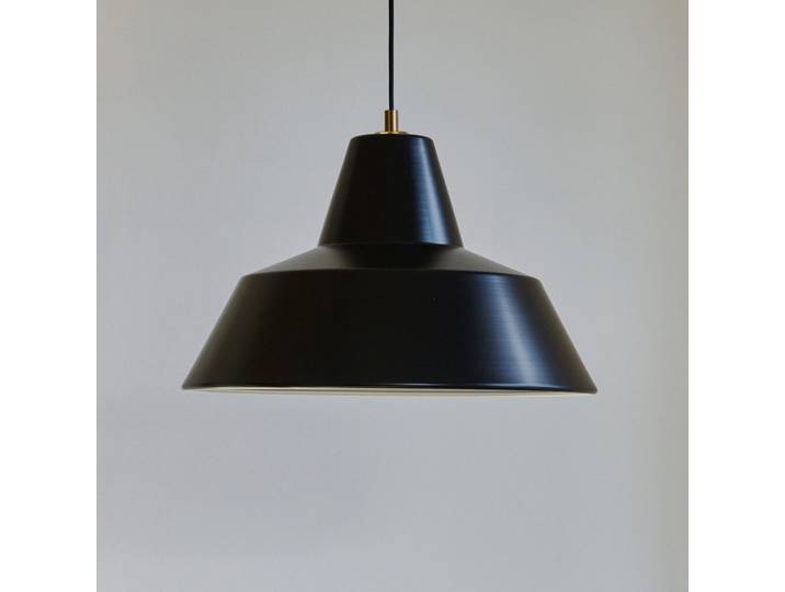 Workshop W4 Pendelleuchte, matt schwarz, E27 - Made By Hand - Esszimmer - Design - Aluminium - Einflammig