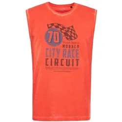 Hajo Achselshirt garment dyed mango 2XL - Größe:2XL