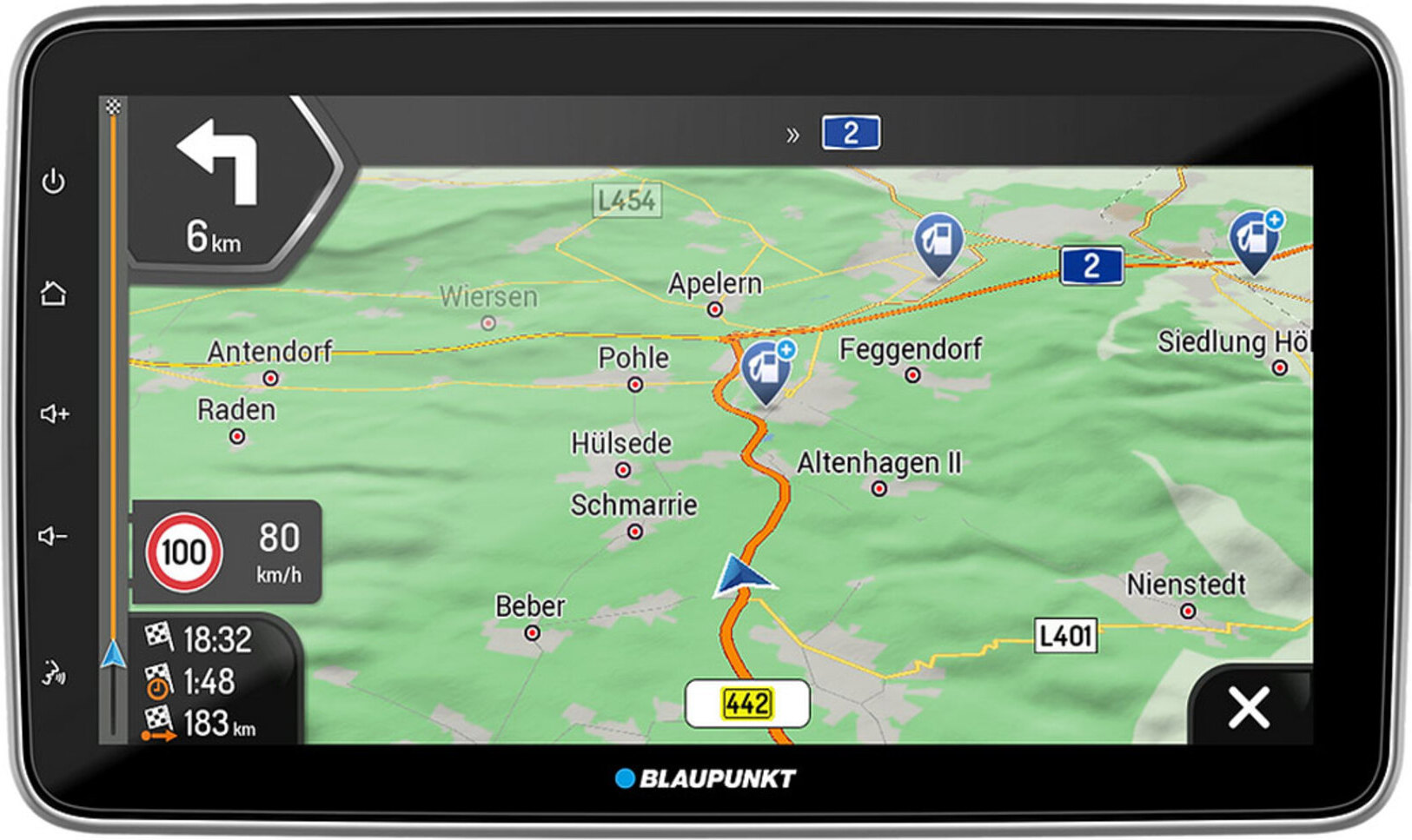Blaupunkt HAMBURG 948 DAB | 1-DIN Multimedia Navigationssystem