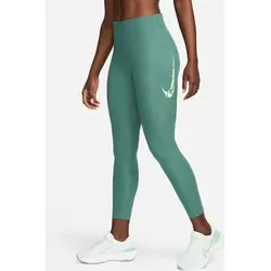 NIKE Damen Tights W NK FST SW HBR DF MR 7/8 TGT, Größe XS in Braun Braun