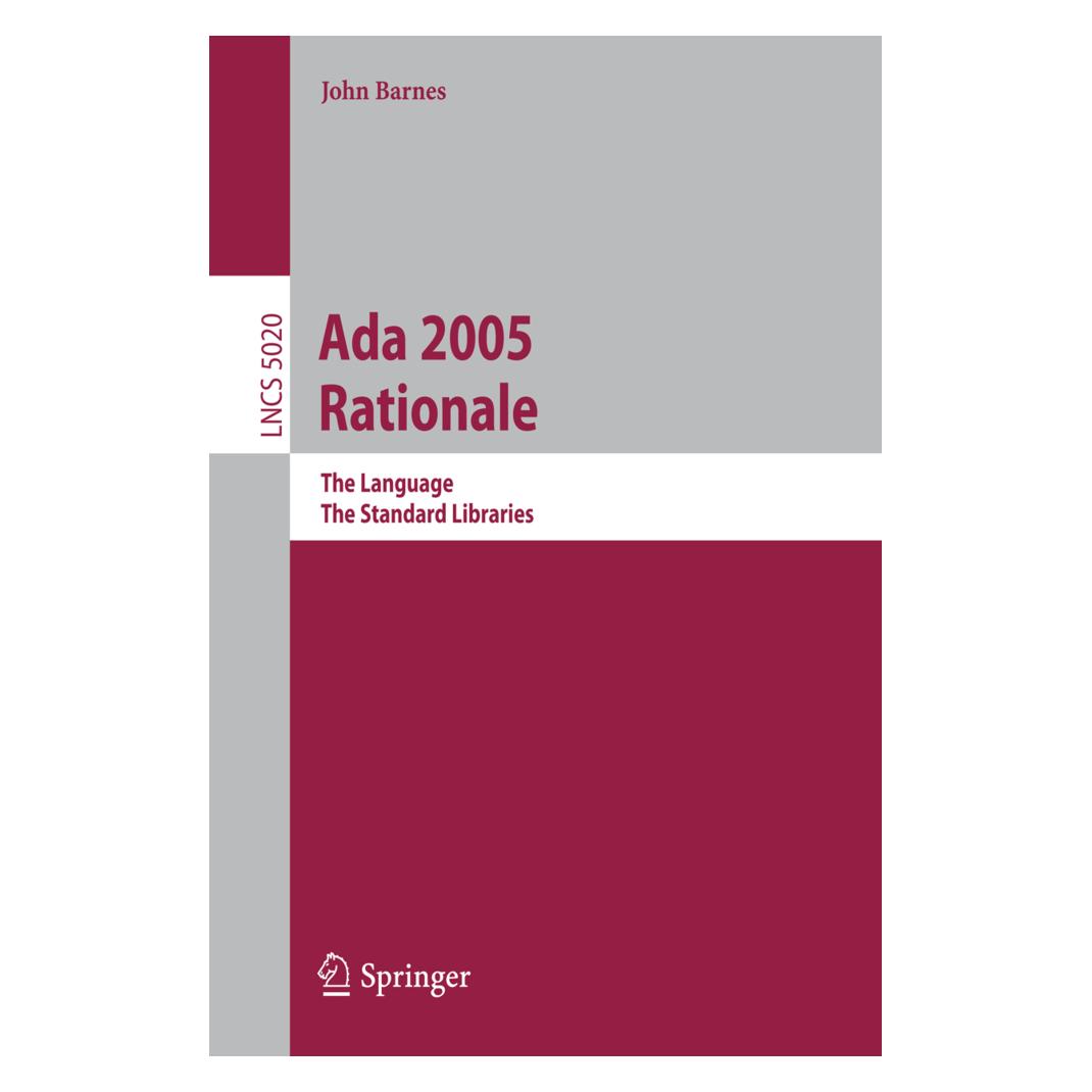 Springer Ada 2005 Rationale (Englisch, Softcover, John Barnes) (55514652)