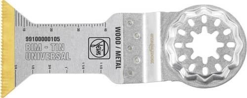 Fein 63507223450 E-Cut Universal Titanbeschichtung, Bimetall Bi-Metall Sägeblatt 44mm 1St.