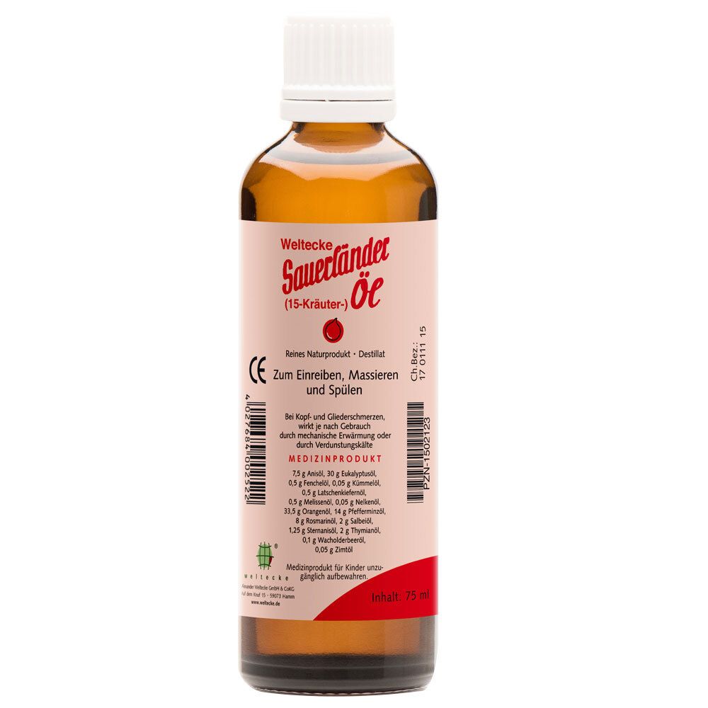 Sauerländer 15 Kräuter Öl 75 ml