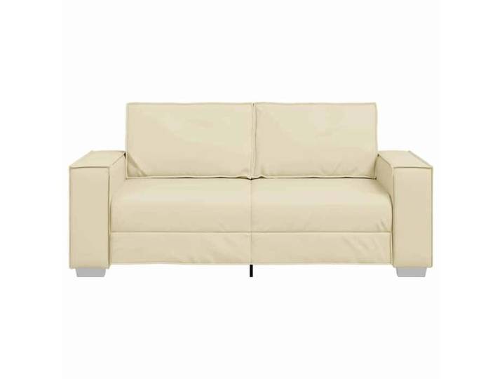 Magnifique Canapé deux places Crème 180 cm Simili cuir - design polyvalent - pour maison - Crème 27 kg 2026_813038