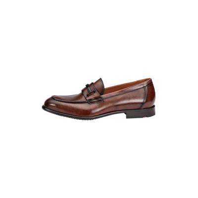 Slipper LLOYD "PORTLAND", Herren, Gr. 10, braun, Leder, unifarben, Basic, Schuhe Slipper, mit klassischem Design