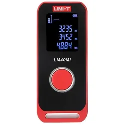 Sndway, Laserentfernungsmesser, Dalmierz laserowy Ładowany lazerny miernik odległości, 40m, LCD, Li-ion, Type-C, UNI-T (40 m, Laserentfernungsmesser)