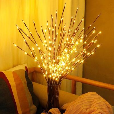 Everyday Crate Radiant LED Willow Branch Lamp Battery Operated Lighted Willow Branches For Home & Holiday Decor warm White