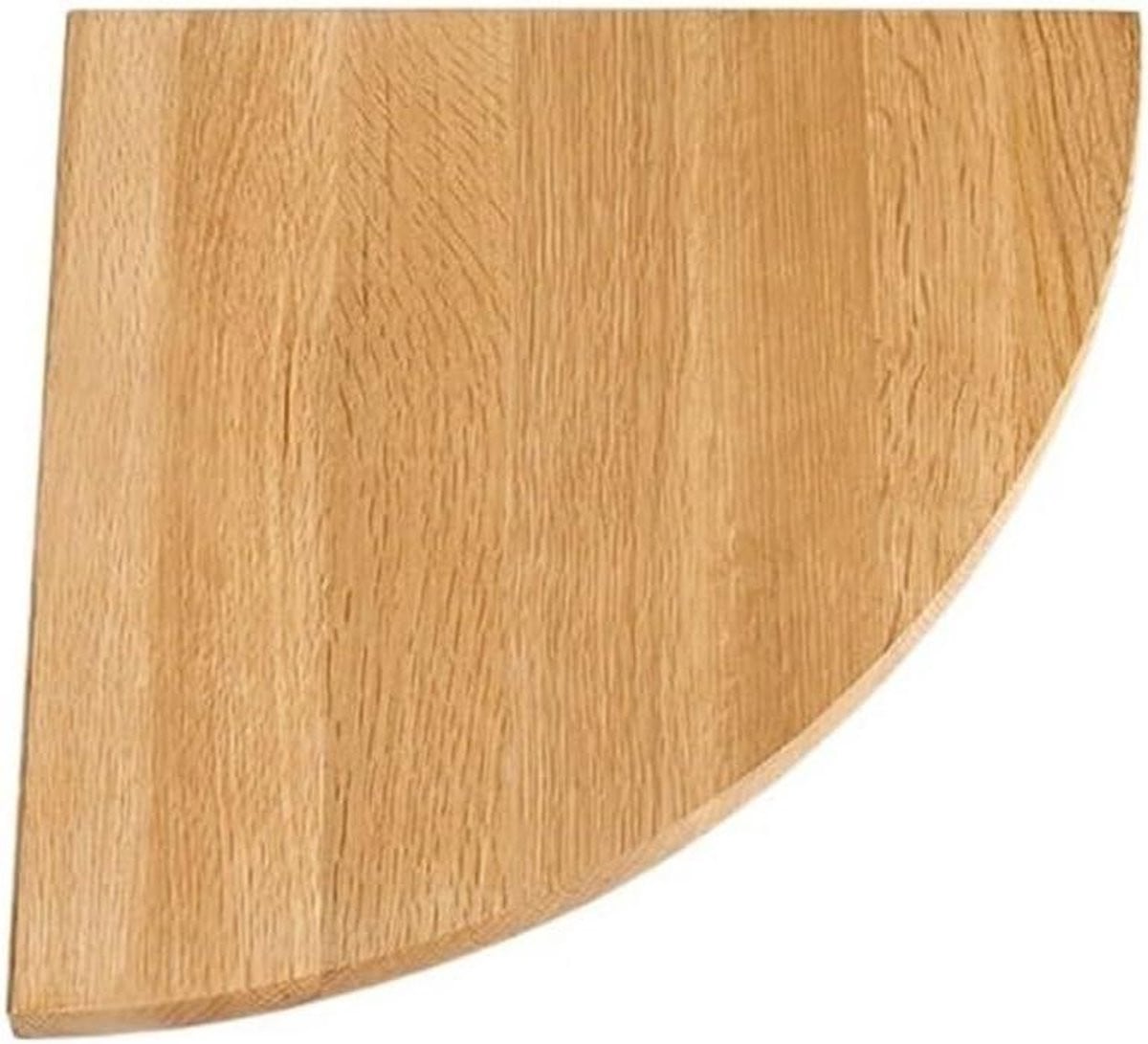 Natuurlijke Hoekplank voor Wandmontage - Driehoekige Wandplank - 30 cm Lengte