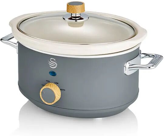 Swan Nordic Slate Grey 3.5L Slow Cooker