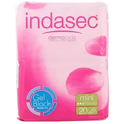 Indasec Compresses Incontinence Mini 20 Einheiten