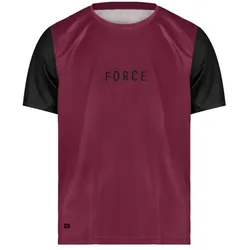 Force MTB Rules Herrentrikot Kurzarm bordeaux Gr. L