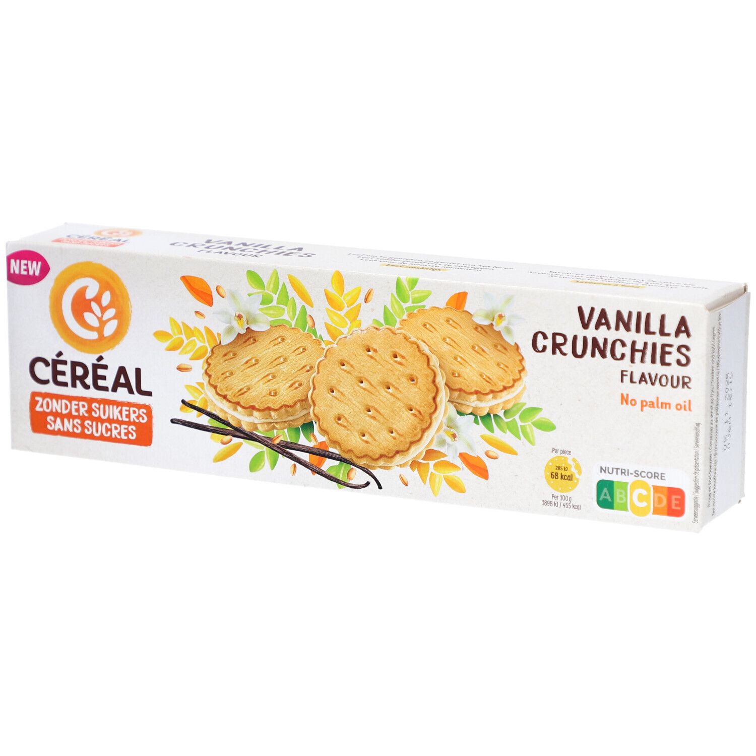 Cer Koek Vanilla Crunchies 185g 4x46,25 g Kekse