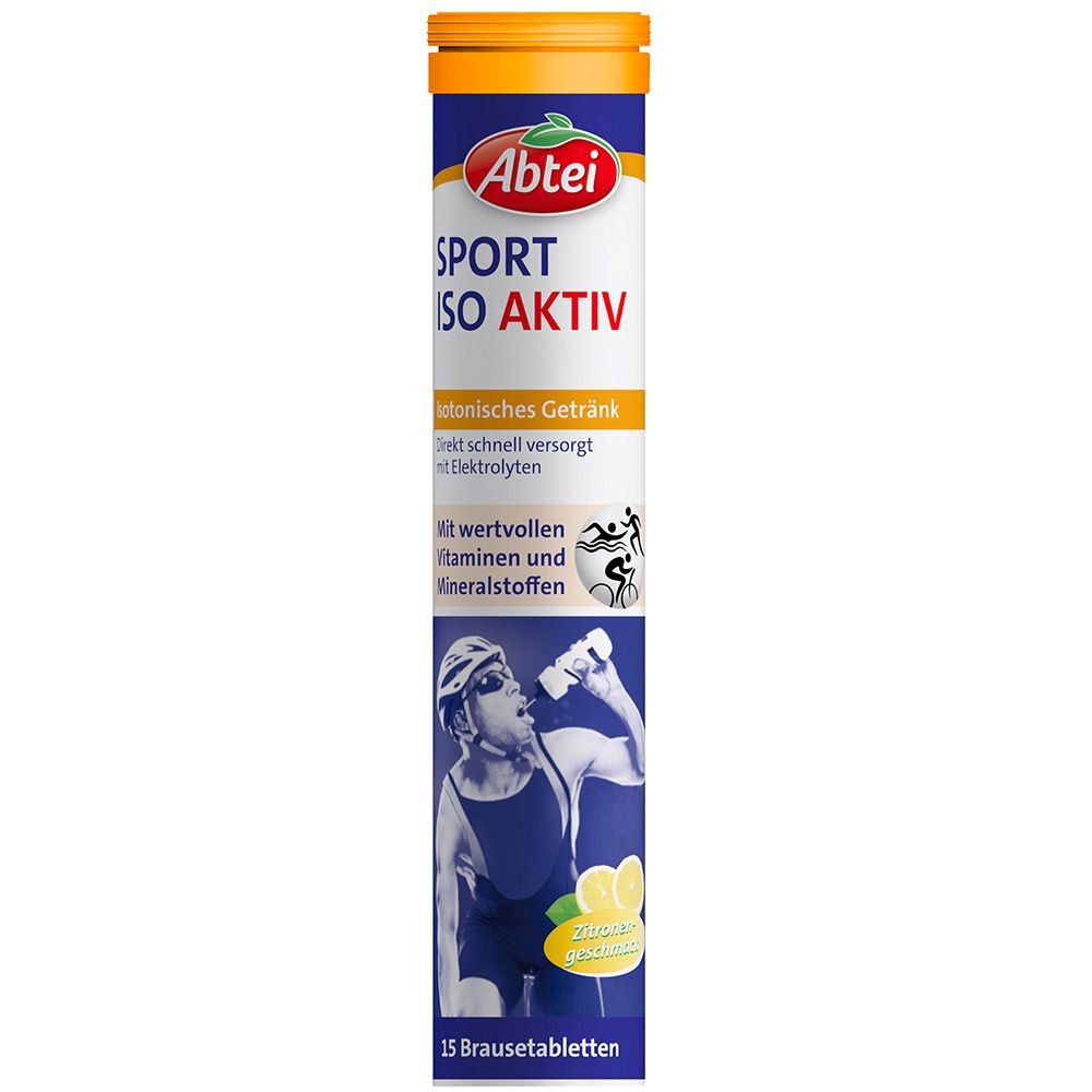 Abtei Sport Iso Aktiv Vitamine+Mineralstoffe 15 St Brausetabletten