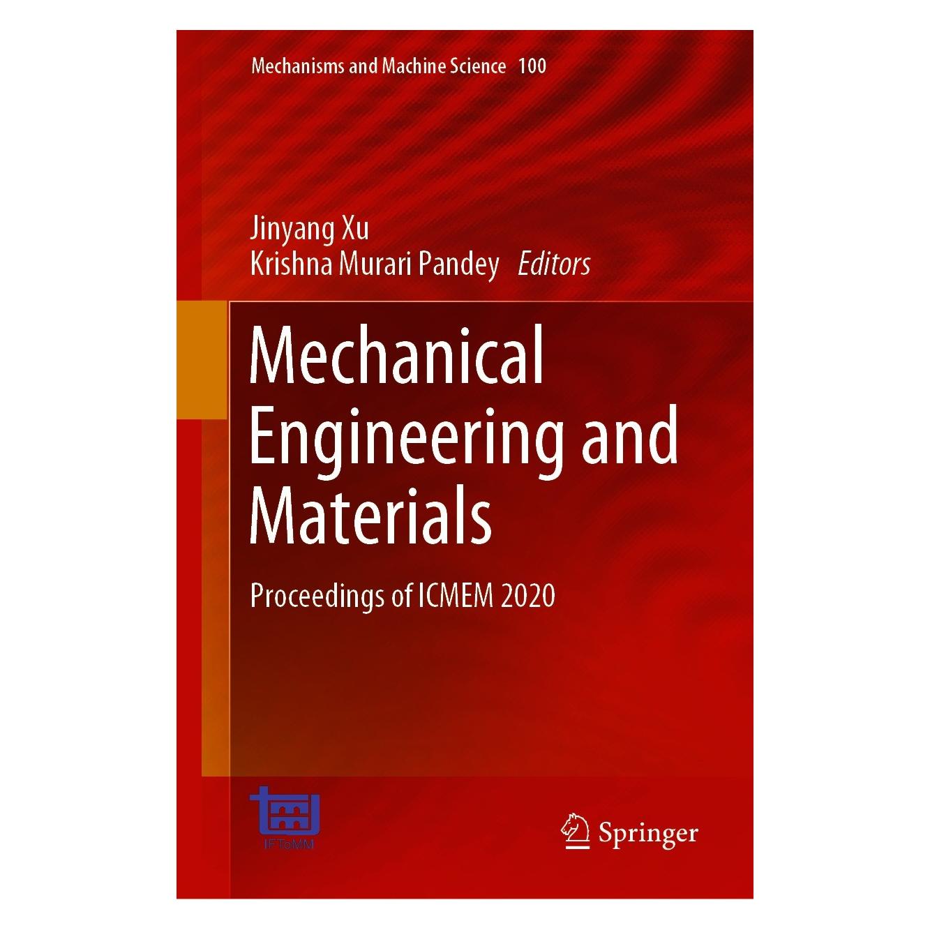 Springer Mechanical Engineering and Materials (Englisch, Hardcover, Jinyang Xu, Krishna Murari Pandey) (9783030683023)