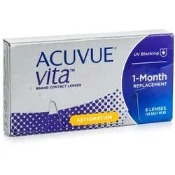 Acuvue Vita for Astigmatism 6-er - DIA:14.50 BC:8.60 SPH:+0.25 CYL:-1.25 AX:160
