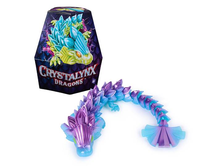 PACK DE 1 MINI CRYSTALYNX DRAGONS (assort)(barquette)
