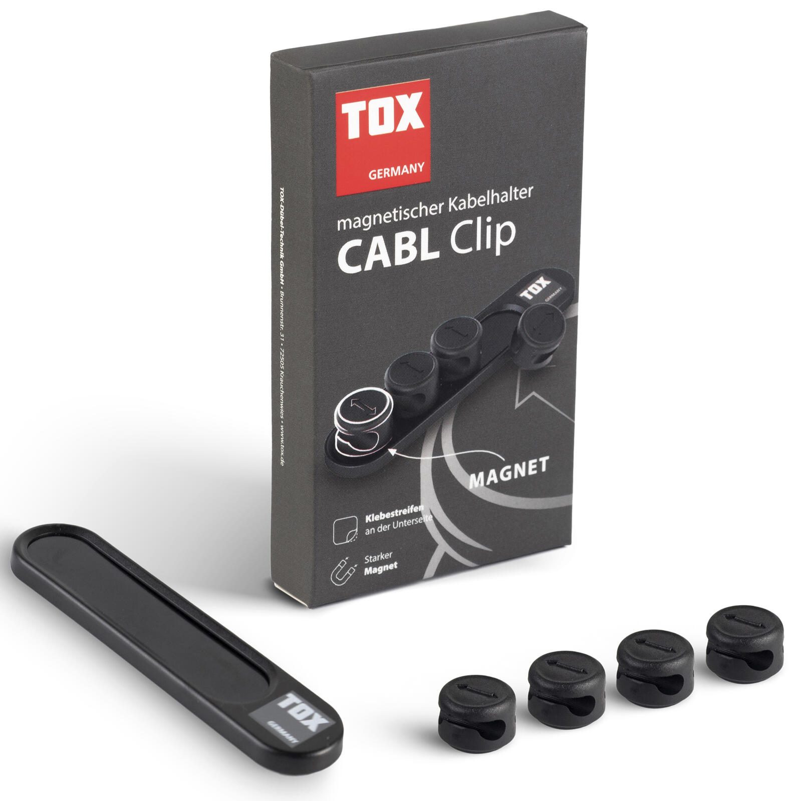TOX Kabelhalter CABL CLlip schwarz 099100001