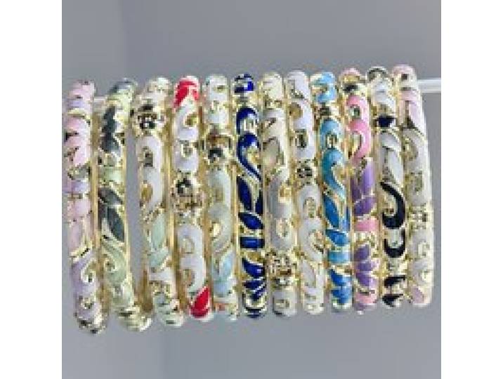 0.6 Fijne Lotus Cloisonné Armband Emaille Armband Cloisonné Nieuwe Armband voor Toeristische Attracties