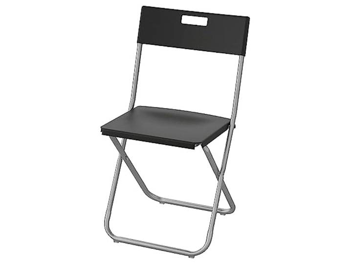 IKEA GUNDE Lot de 4 chaises pliantes Noir