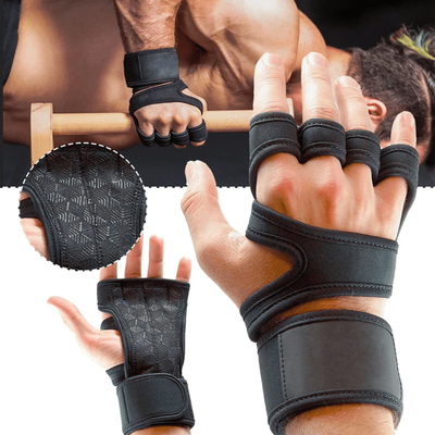 Inspire Essentials Workout Gloves For Men And Women Weightlifting Fitness Training Gloves With Wrist Support m black B