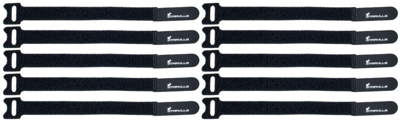 Stairville CS-230 Black Cable Strap 230mm nero