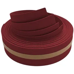 zaun|zu® Sichtschutzstreifen Premium Viertel Set Bordeauxrot 2,55m