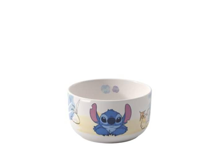 Villeroy & Boch - Disney Stitch Kinder-Müslischale, Spülmaschinenfest, Mikrowellensicher, Schüssel für Kinder, Premium Porzellan