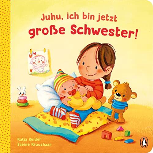 Katja Reider - Juhu, ich bin jetzt große Schwester!: Pappbilderbuch für Kinder ab 2 Jahren - Preis vom 10.10.2026 11:48:34 h