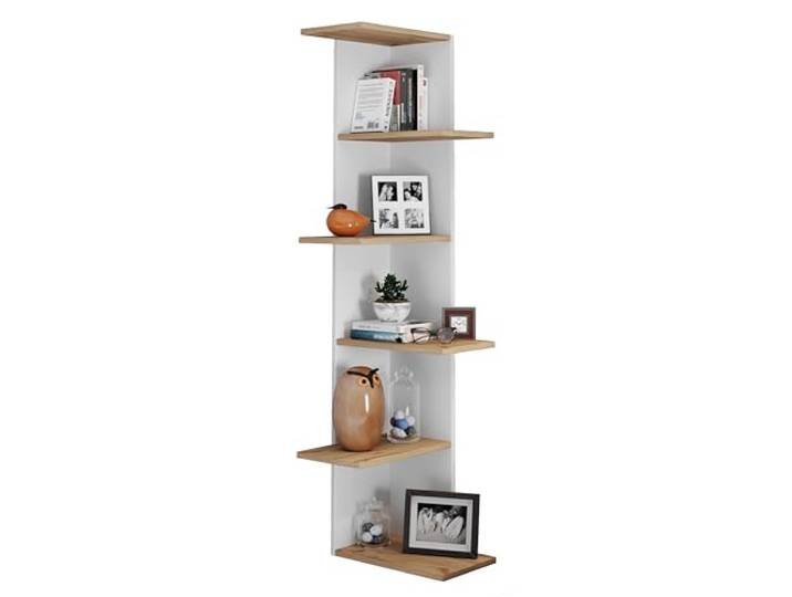 VCM Wandregal 37x37x140 cm 5 Fächer Holzwerkstoff Wohnaccessoires