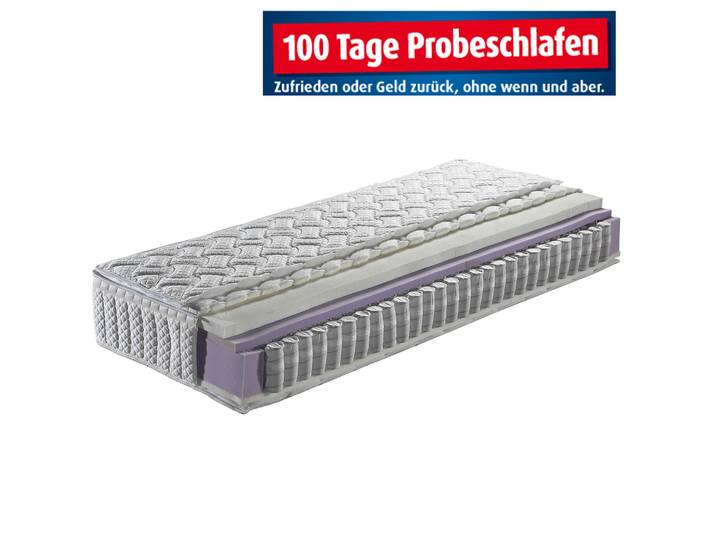 7-Zonen-Taschenfederkernmatratze VISCO SECRET - H4 - 90x200 cm