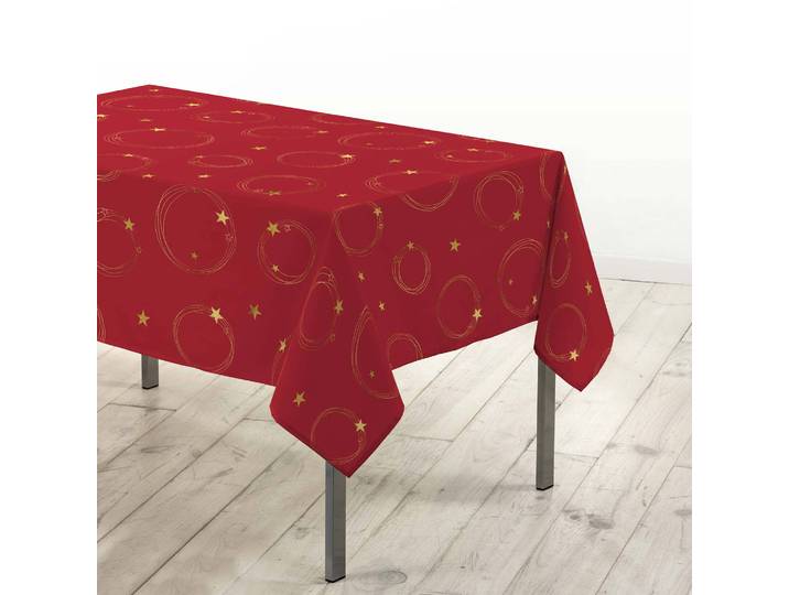 Nappe imprimée étoiles dorées - Blancheporte