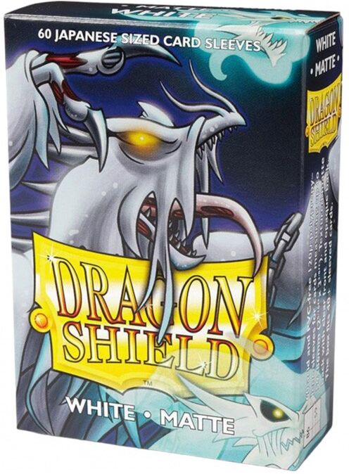 60 Dragon Shield Matte Japanese: Sleeves White