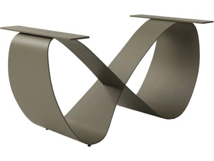 Tischgestell Infinity Metall Effektfinish Titan Ausziehtisch von 180-300 cm