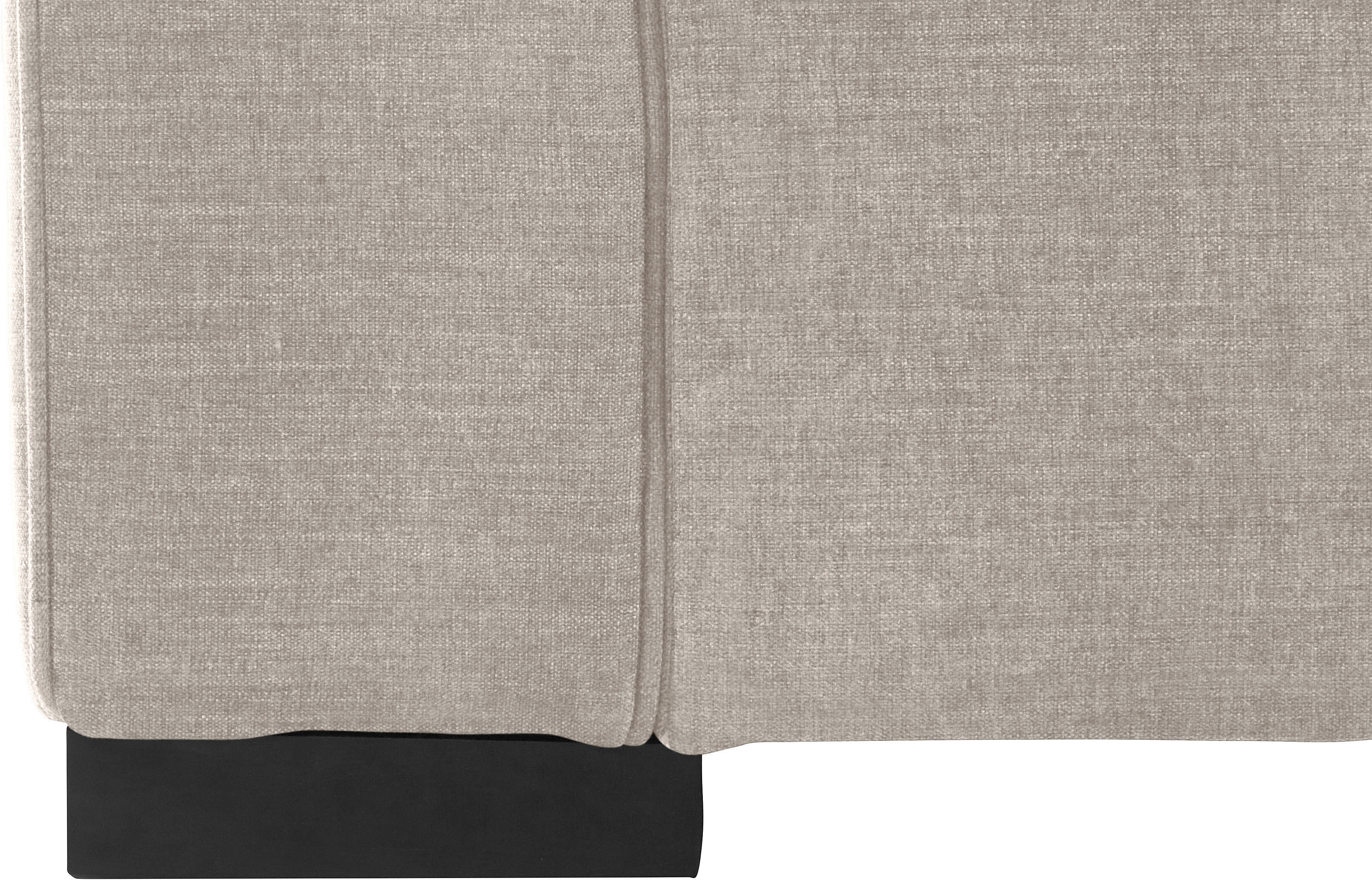 Sofa HOME AFFAIRE "Skara XXL", beige (natur), B:130cm H:86cm T:130cm, 100% Polyester, Sofas, Sofa, Eckelement zur individuellen Polstergarnitur-Gestaltung natur B/H/T: 130cm x 86cm x 130cm, Samtvelours, links