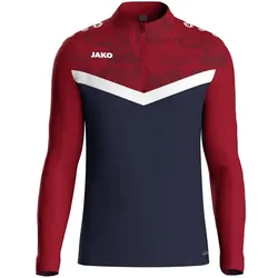 Jako Ziptop Iconic - marine/chili rot - M
