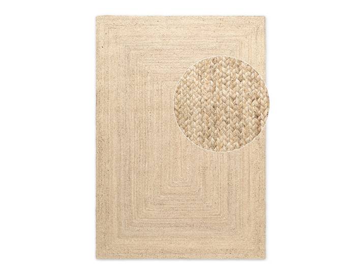 Juteteppich Juno Weiß/Beige 80 x 150cm Jute