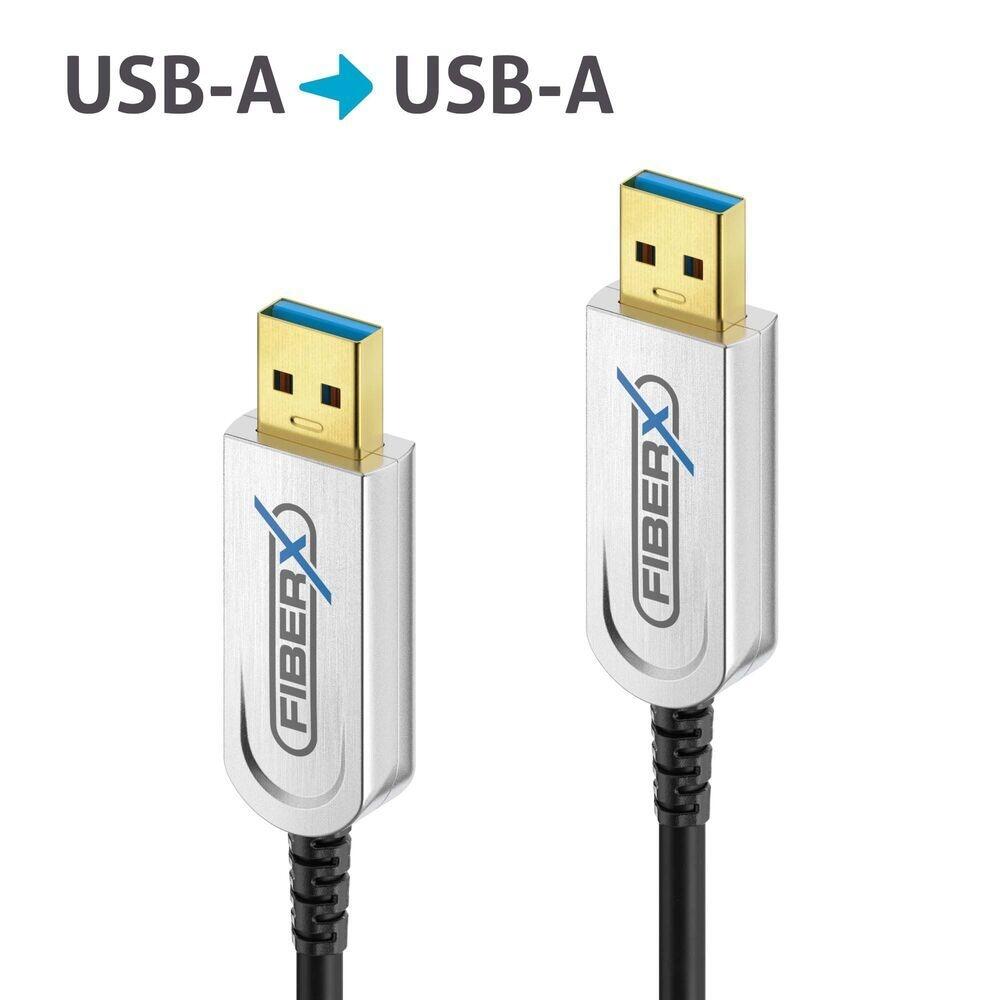 FiberX Serie - USB 3.1 Glasfaser Kabel - USB-A USB-A - 20m FX-I640-020
