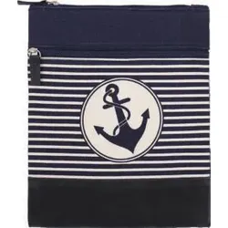 Canvas Crossbag 010 (Navy-White)
