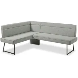Komfort & Wohnen Eckbank Game plus Stoff Light Grey