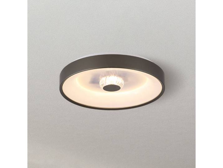 Searchlight Deckenlampe Polka, dimmbar, braun / rost, für Wohn- / Esszimmer, Metall, Modern, Deckenlampe