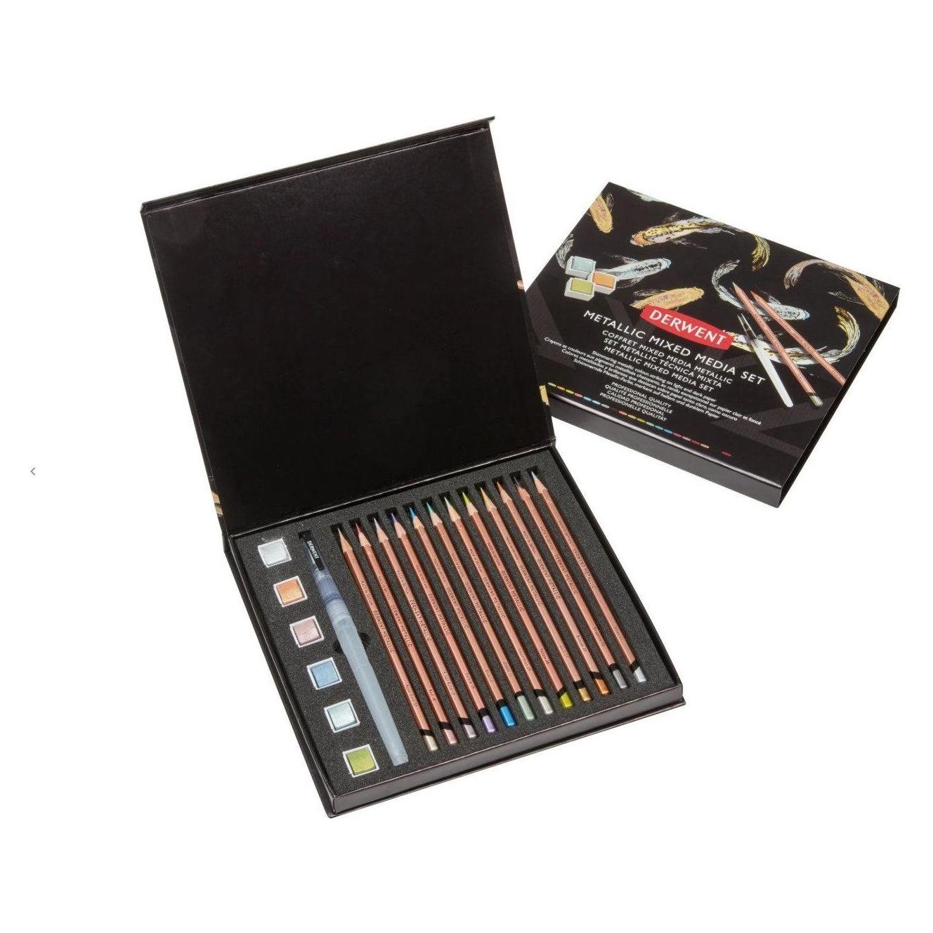 Derwent Metallic mixed media set (12x) (601165)